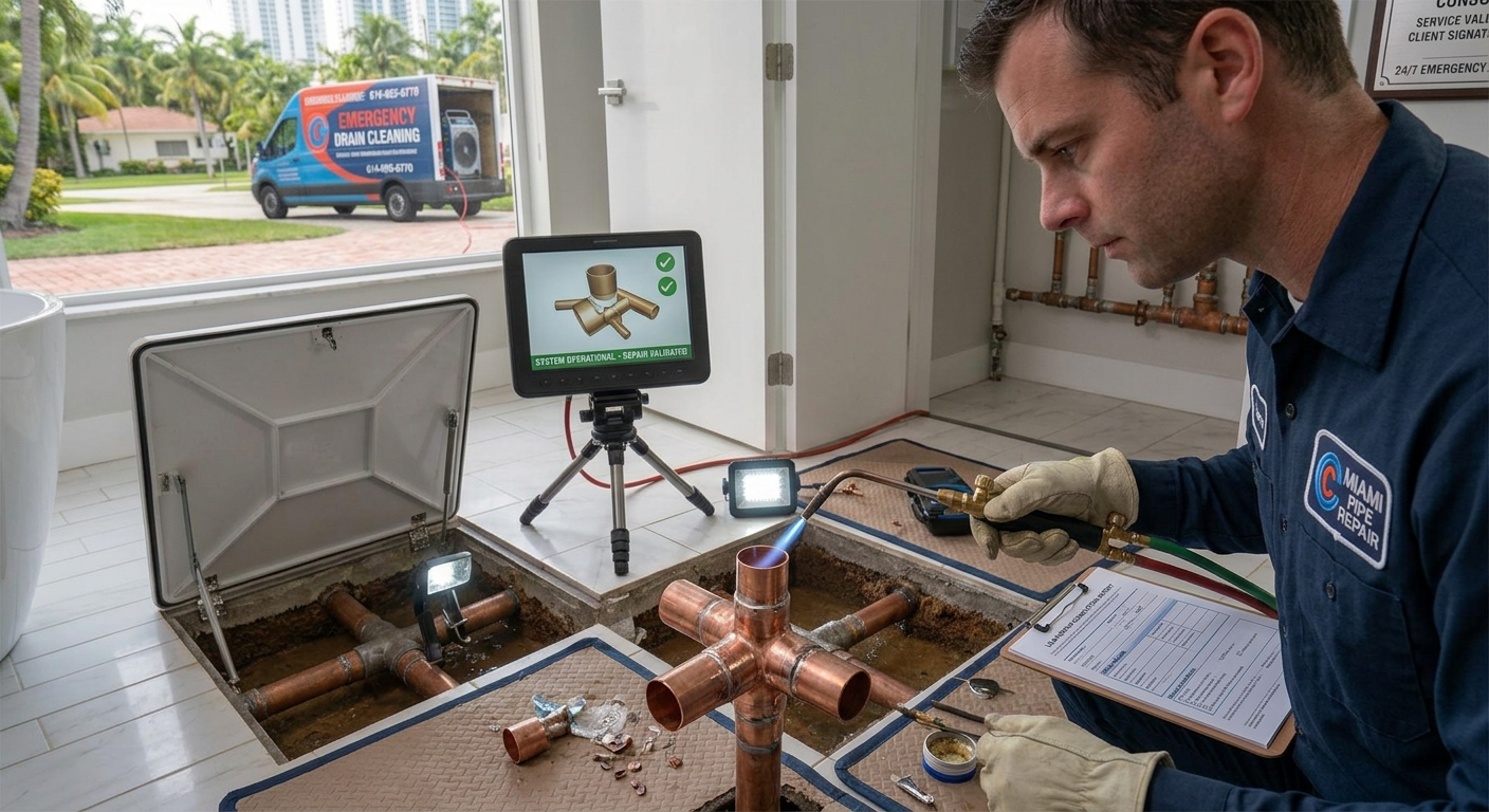 Commercial leak detection services miami office
